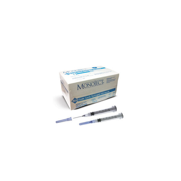Monoject Injection Covidien Medical Monoject 3cc Syringe With 23G 1