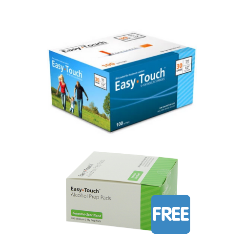 EasyTouch Insulin Syringe 100-Pack Combo Bundle
