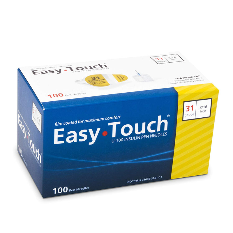 EasyTouch U-100 Insulin Pen Needles